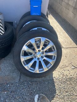 22” stock Chevy wheels
