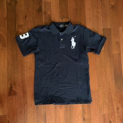 Ralph Lauren Navy Big Pony Polo Size M Slim