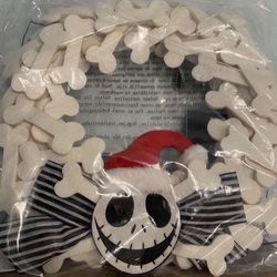 Nightmare Before Christmas Bone Wreath🎃🎄