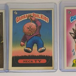 1986 Garbage Pail Kids Series 5 – 3 Card Lot (#178a #179a #181b)