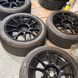 SSR GTX01 18x9.5 +40 Wheels w/ Nitto Tires – Set of 4