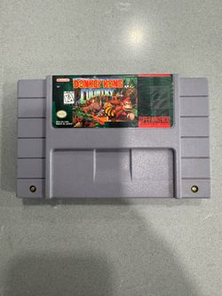 Super Nintendo Donkey Kong Country Game Cartridge SNES