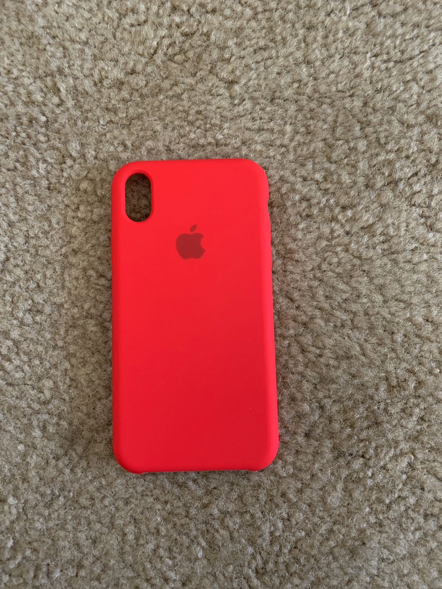 iPhone XR Apple case red