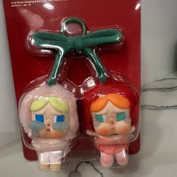 Pop Mart CryBaby Crying For Love Vinyl Plush Magnet Pendants - Love you Cherry Much 