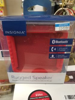 Insignia Rugged Bluetooth Speaker WaterProof
