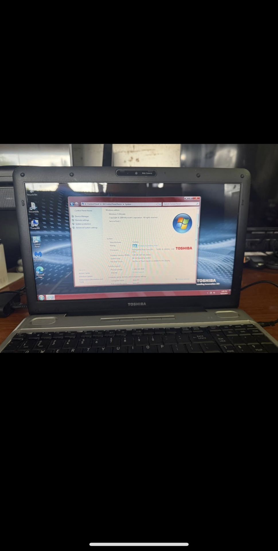 Toshiba satellite L505-S5966 laptop