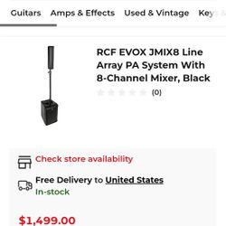 Rcf Evox Column Array  Professional Jmix8 