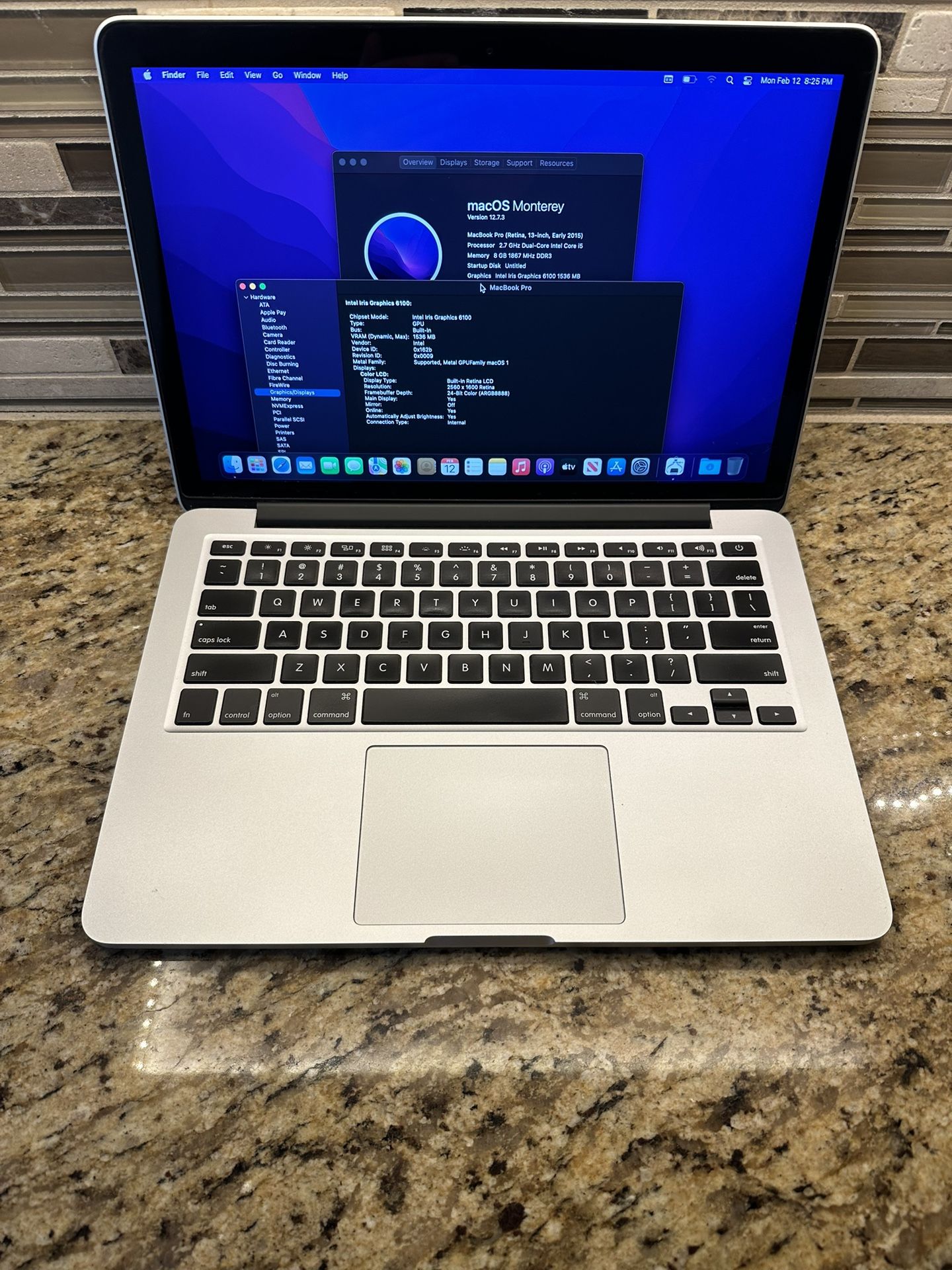 MacBook Pro 13 256GB 8GB Ram 