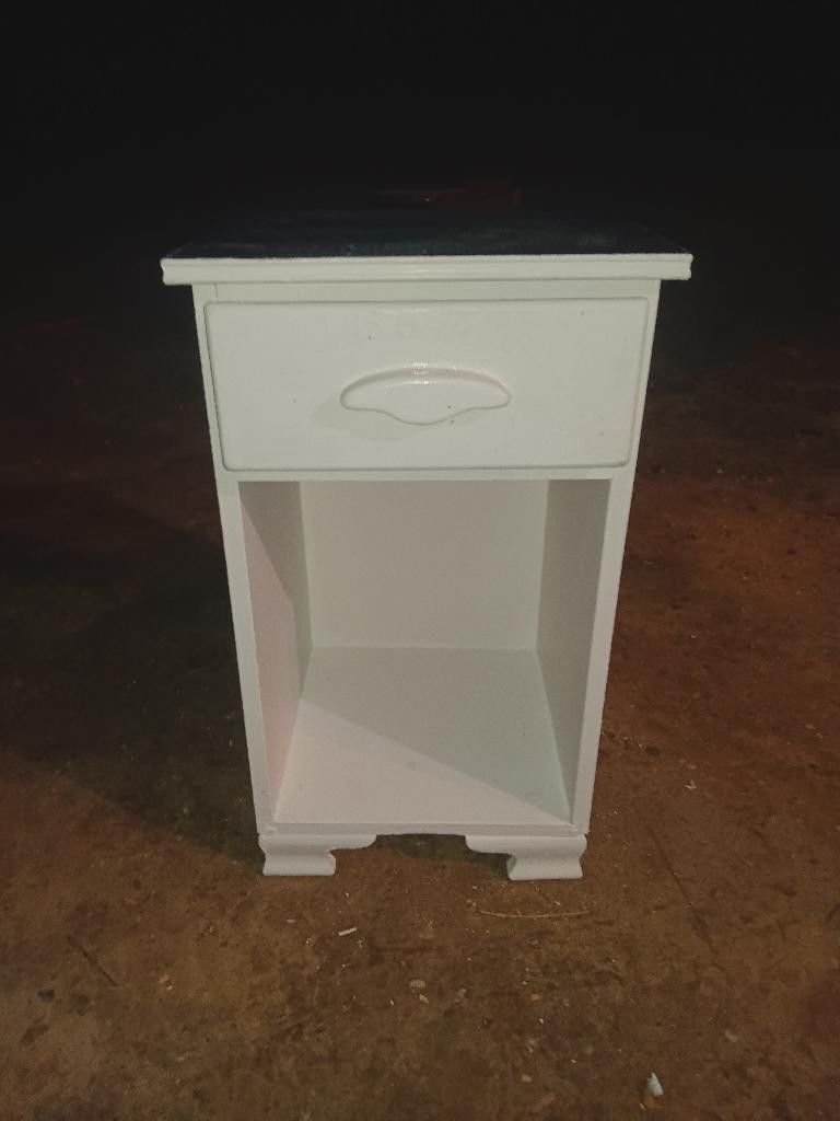 Wooden White Nightstand/ End Table for Sale.