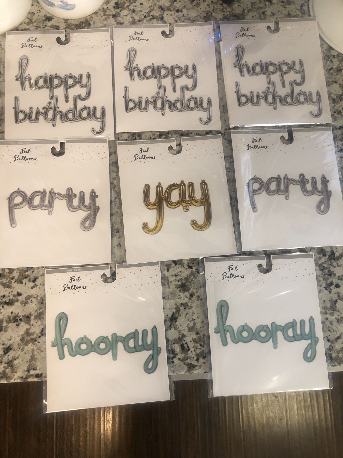 Party balloons - set of 8