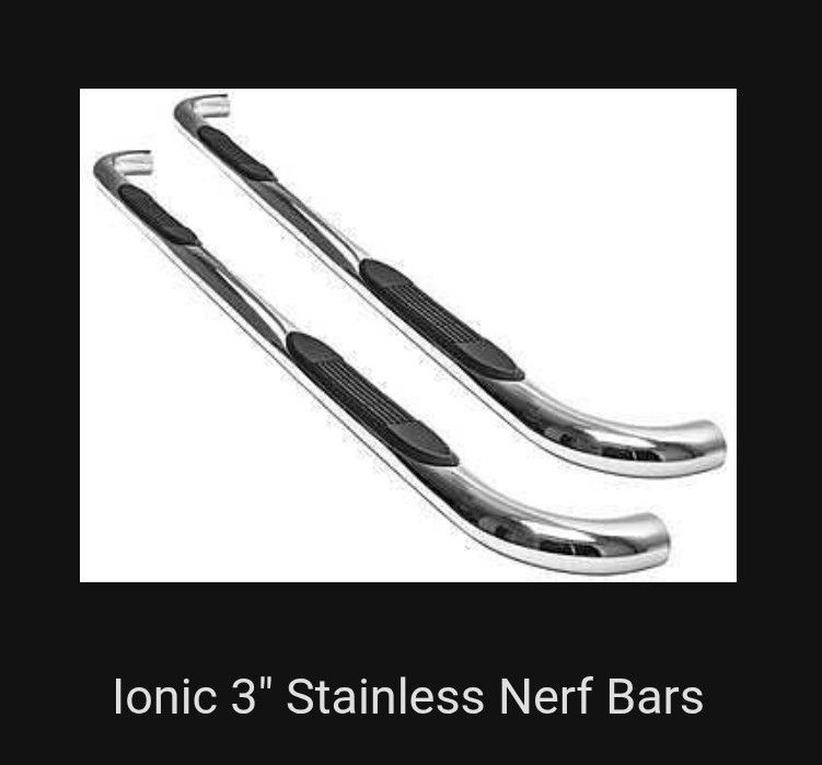 Ionic 3" Stainless Nerf Bars