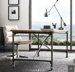 Restoration Hardware RH Flatiron Desk Table 72 x36 for Sale in