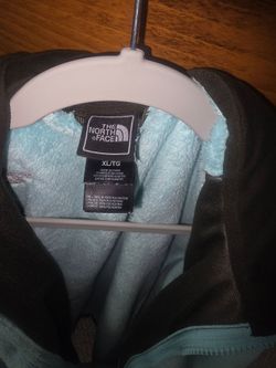 XL Teal North Face jacket