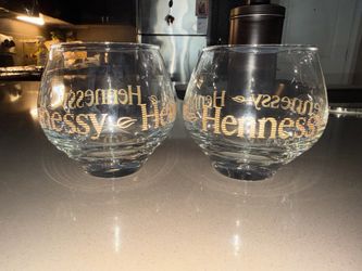 Hennessy Rolling Whiskey Cognac Glasses (Set of 2)