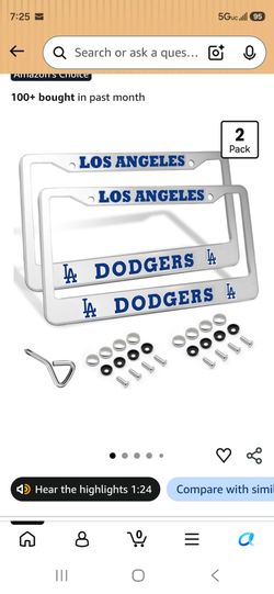 Dodgers license plate