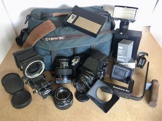 Bargain Deal - REDUCED $ • Complete Professional Bronica Medium Format Camera Kit