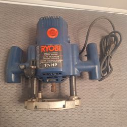 Ryobi R175 / RE175 1¾ HP Plunge Router Variable Speed Tested Working