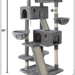 66 Inches Large Cat Tree