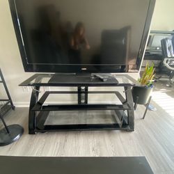 Tempered Glass Tv Stand 