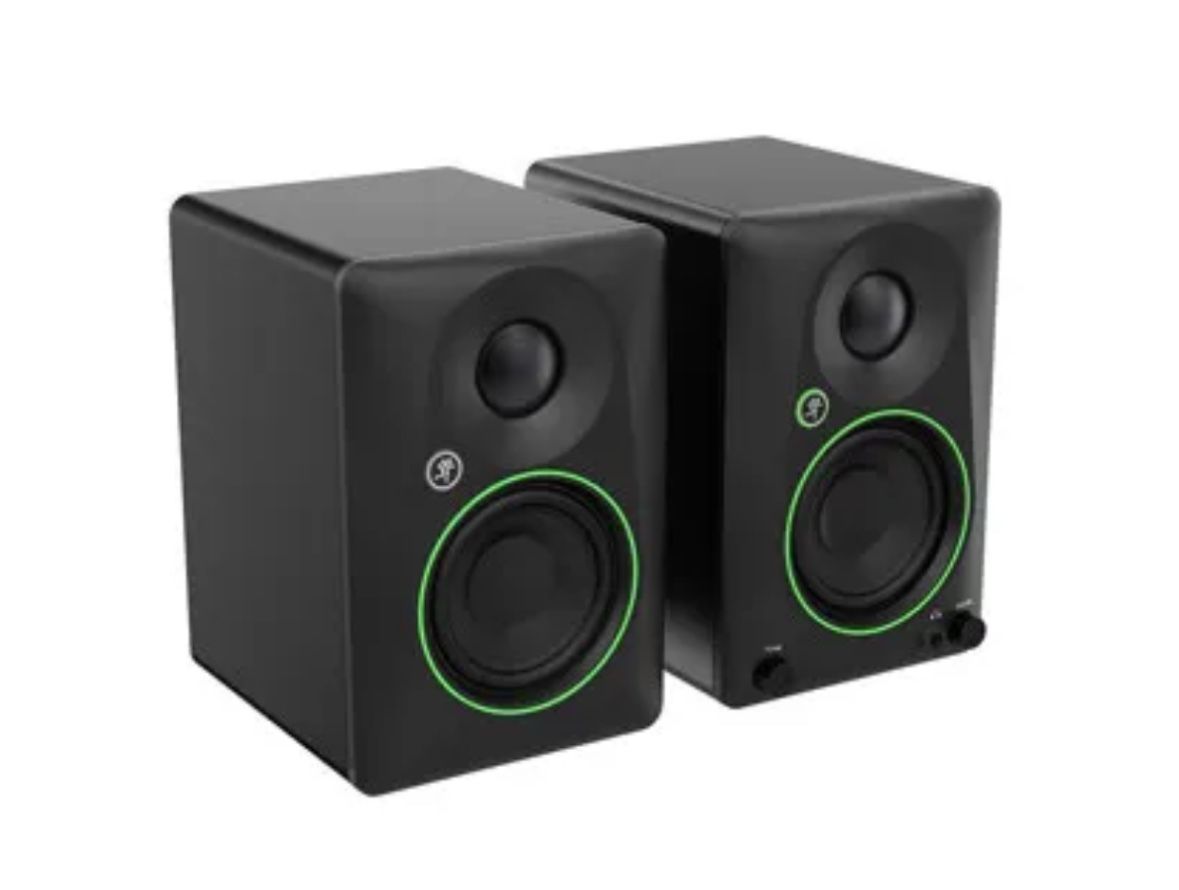 Mackie CR3.5 3.5" Creative Reference Powered Studio Monitors with Tone Control, Pair, Black