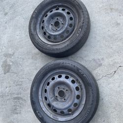 2 - 185/60r14 4x3.94 4x100 Xa Xb Ia Echo Corolla Rims Wheels tires !