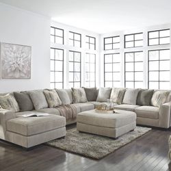 Ardsley Pewter LAF Sectional /couch /Living room set