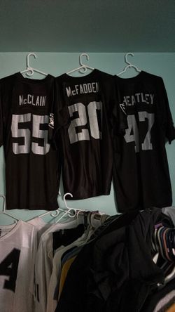 Raider Jerseys Large And Ex Large Each 75 Dollars Each Nice Condition 