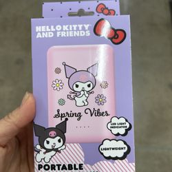 NWT Kuromi Portable Power Bank 