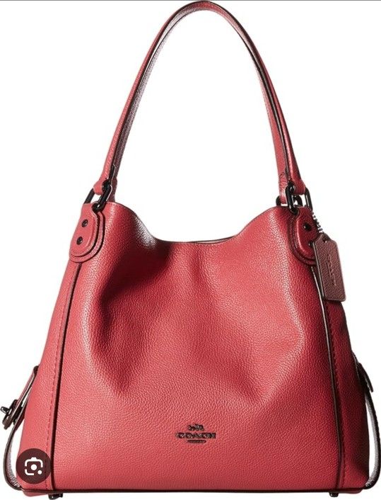COACH Women's Pebbled Leather Edie 31 Shoulder Bag