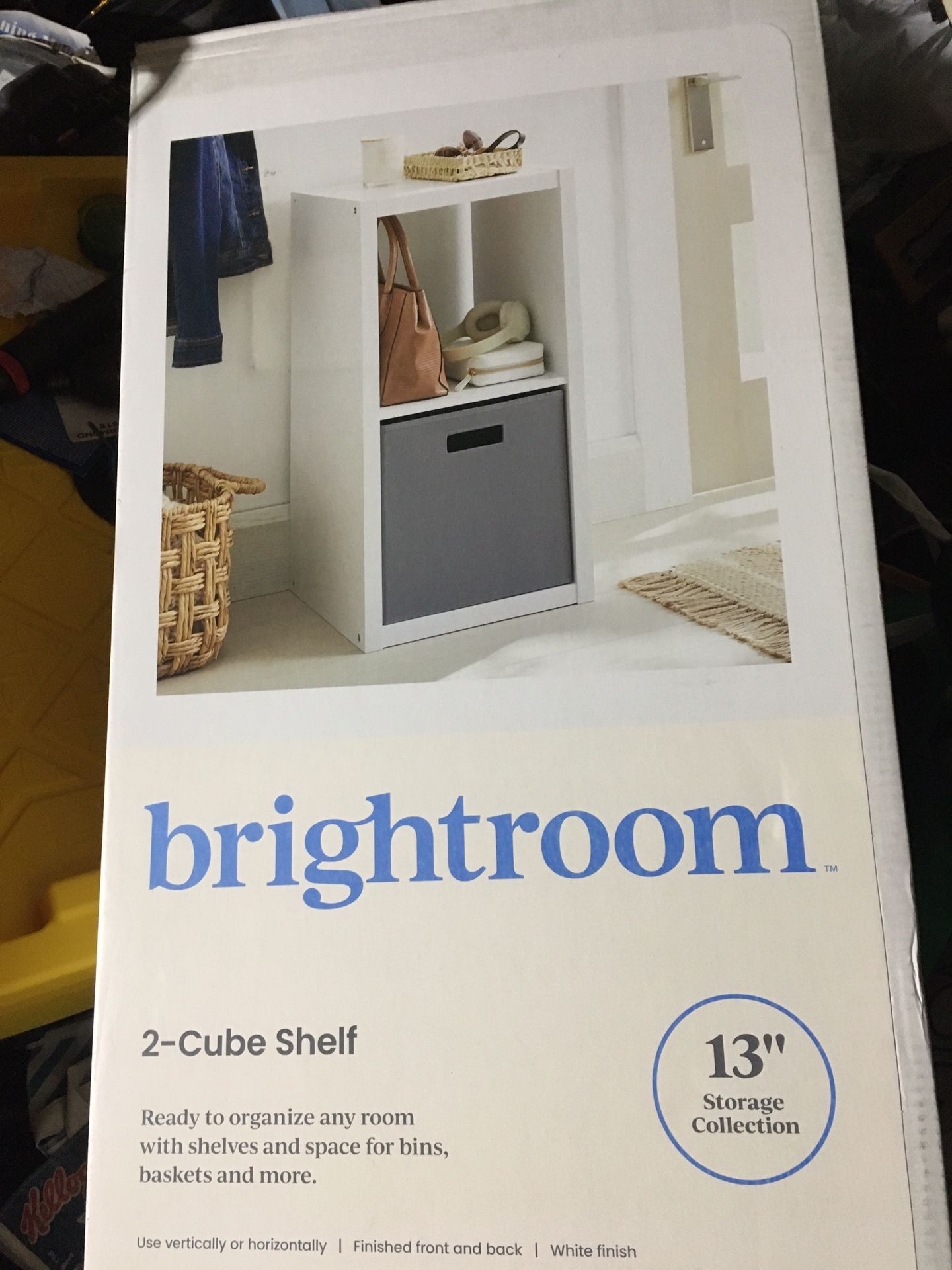 2 Sets Of Cube Shelves