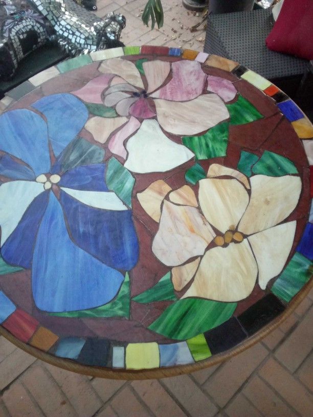 Stained Glass Kitchen Table