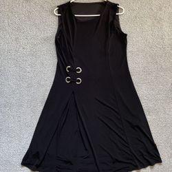 H&M Black Women's Sleeveless Dress Size Medium LBD