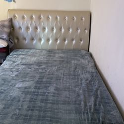 Bedframe, Matress, Dresser With Chair 