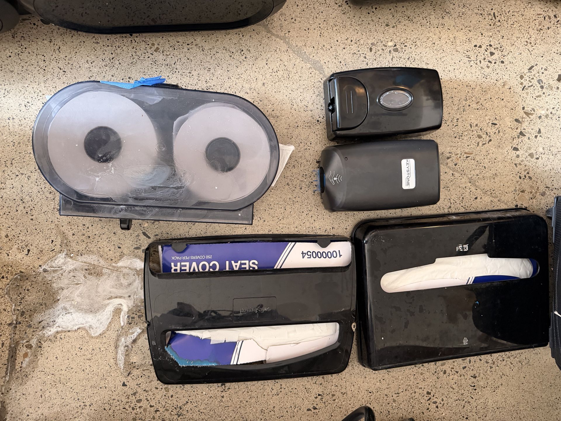 Commercial restroom supplies