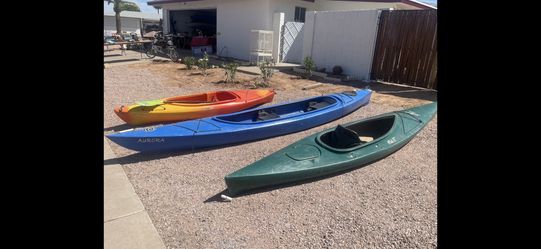 Kayaks And Tandem Kayak For Sale, See Ad For Prices