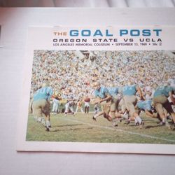 UCLA Vs Oregon State 1969 College Football Program 