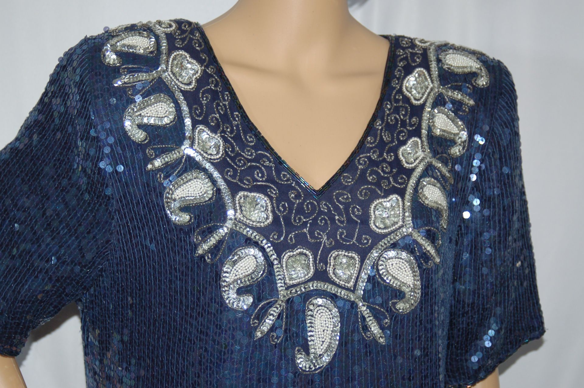 Gem And Sequin Formal Dress