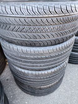 Selling (4) tires 235/50r19 continental procontact TX