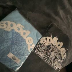 2 sp5der hoodies for sale