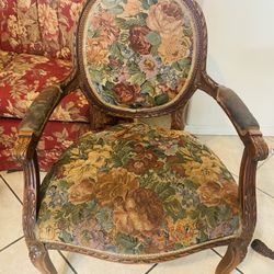 Vintage Victorian Wood Chair 