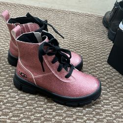 Ugg Ashton Pink Glitter Size 12 Kids