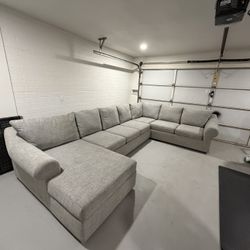 Living Spaces 163 inch Sectional Couch