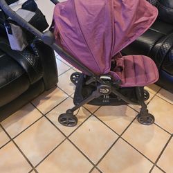 Purple Baby Stroller