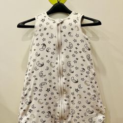 Mosebears cozy padded sleep sack, stars and moon (6-12 months)