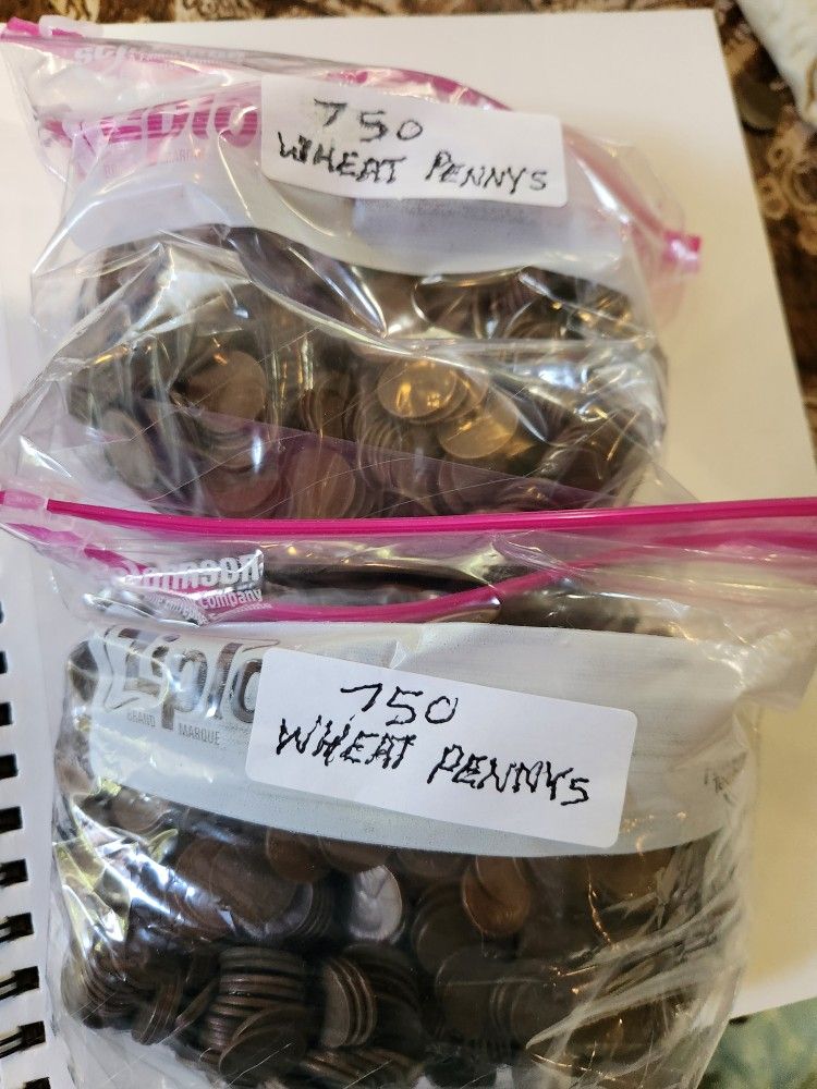 1,500 Wheat Penny's
