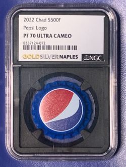 Pepsi silver bottle cap