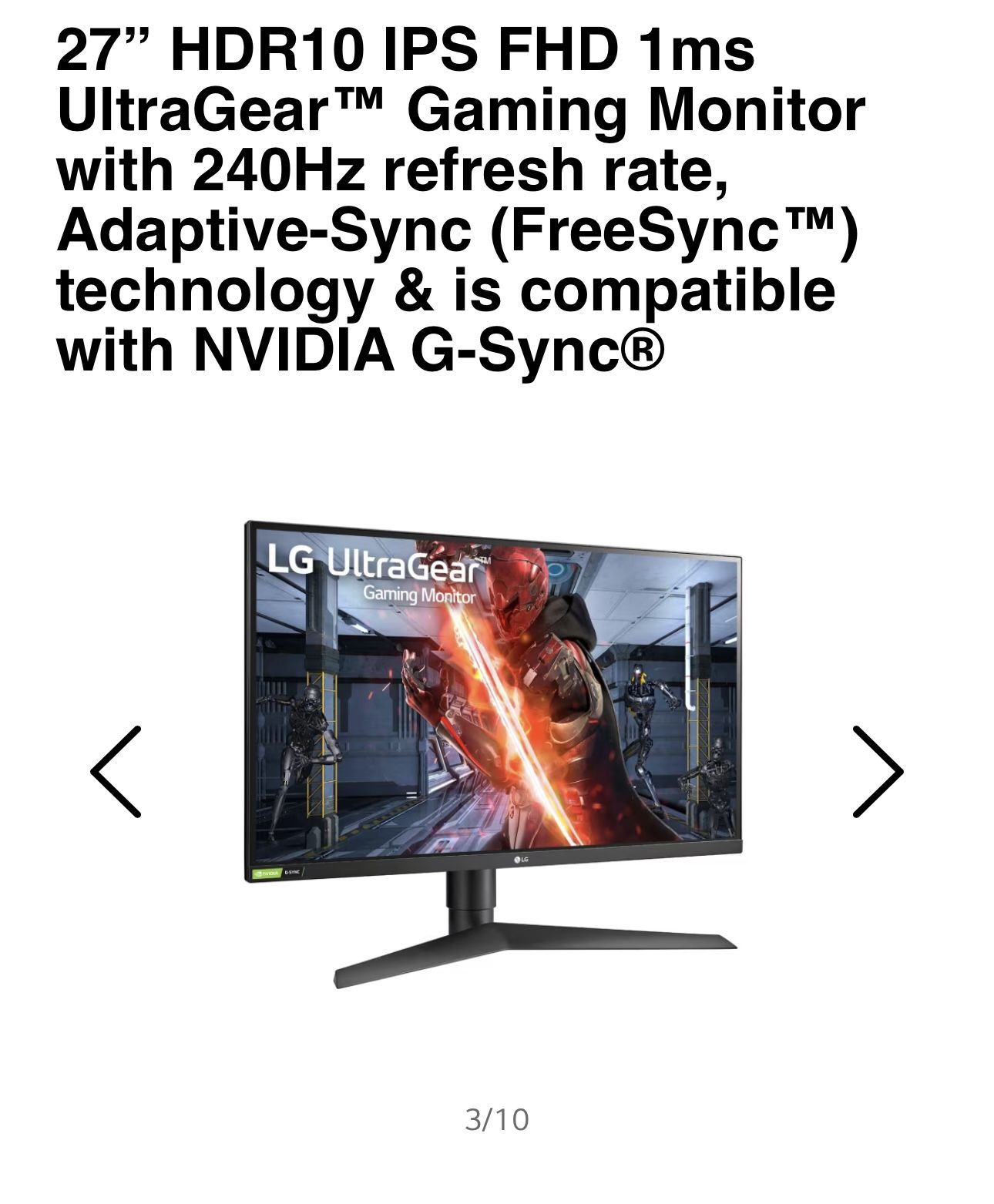 Gaming Monitor 