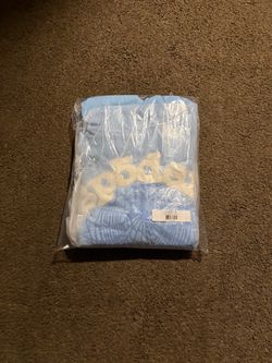 baby blue spider hoodie