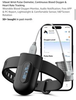 Vibeat Wrist Pulse Oximeter Blood Oxygen Monitor