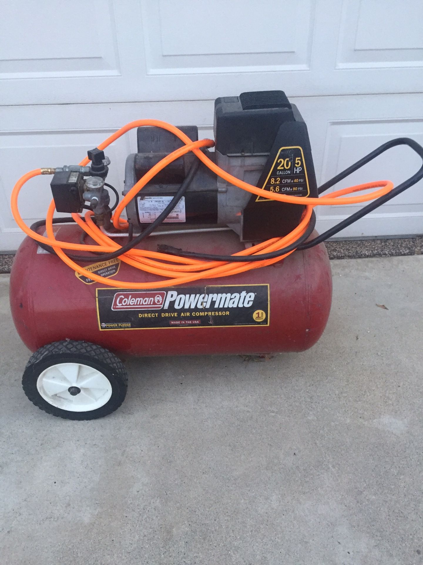 Coleman Powermate 5HP Air Compressor